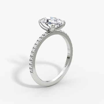 The Timeless Oval White Gold Solitaire Engagement Ring