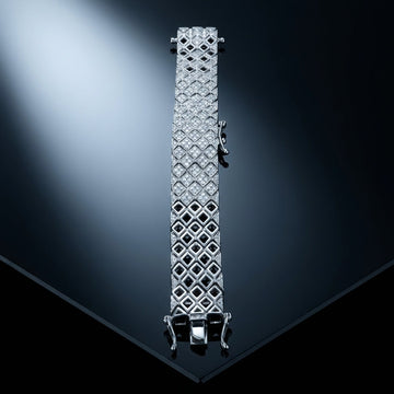 The Prism Lattice Statement Link Bracelet