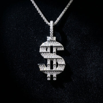 Imperial Fortune Moissanite Dollar Pendant