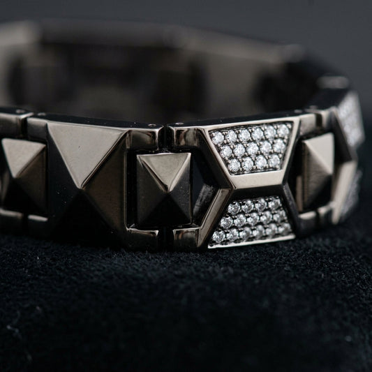The Apex Geometric Link Bracelet