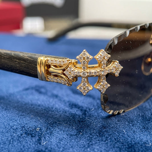 The Sovereign Iced Rimless Sunglasses