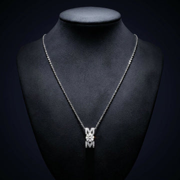 The Initiale Pavé Letter Necklace