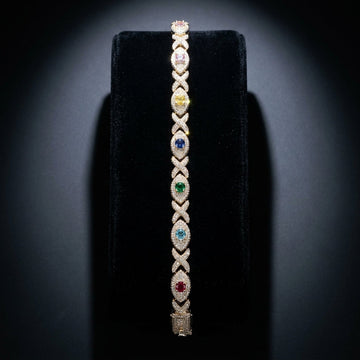 The Kaleidoscope Infinity Link Bracelet