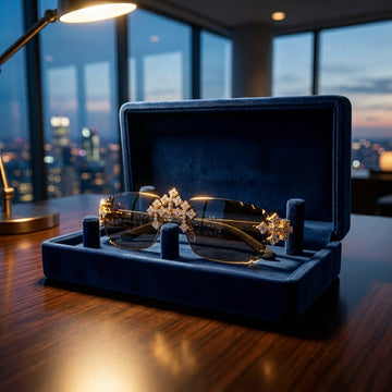 The Sovereign Iced Rimless Sunglasses
