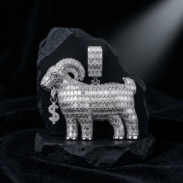 The Apex Ram Moissanite Pendant