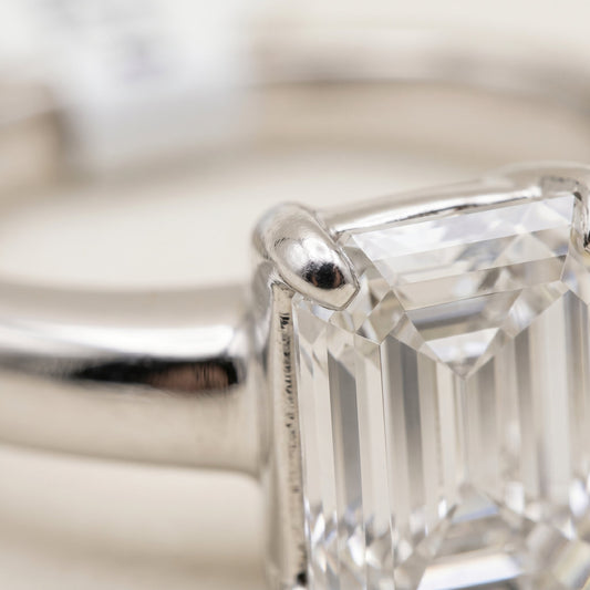 The Élan Emerald-Cut Solitaire Ring