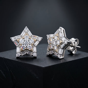 Celestia Starburst Stud Earrings