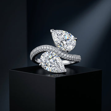 Élise Duet Pear Radiance Ring