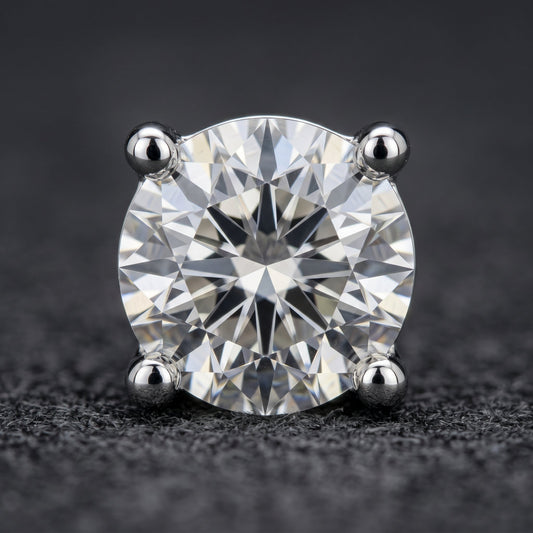 The Aurelia Crown Solitaire Studs