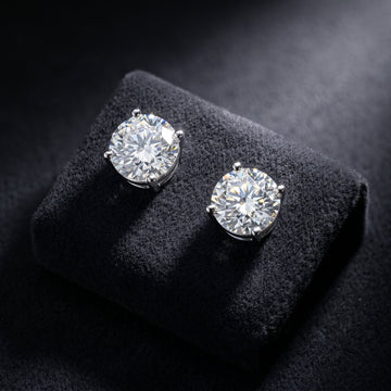 The Aurelia Crown Solitaire Studs