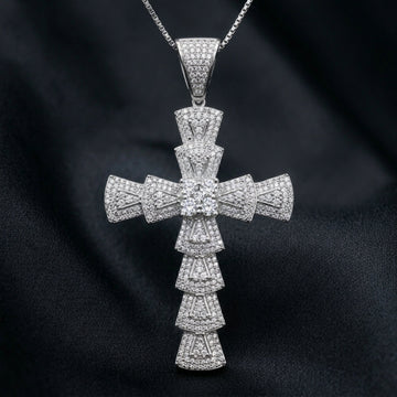 The Aurelius Radiant Cross Pendant