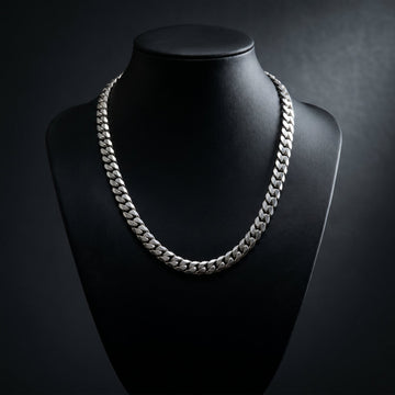 The Sovereign 10mm Miami Cuban Link Chain – Sterling Silver Edition