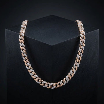 6MM Miami Cuban Chain in 925 Silver with Premium CZ Stones – 20 Inch