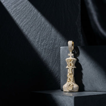 ♔ The Sovereign King Iced Pendant