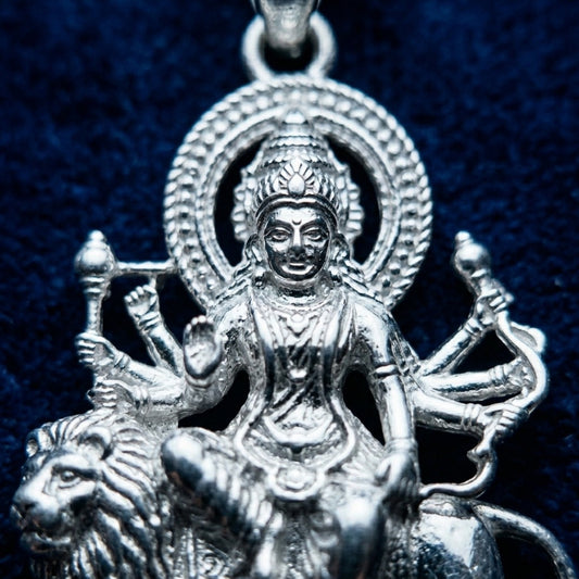 Divine Sovereign Silver Deity Pendant