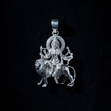 Divine Sovereign Silver Deity Pendant