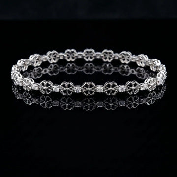 The Stella Rhombus Tennis Bracelet