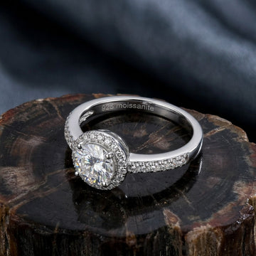 The Classic Round-Cut Diamond Solitaire Engagement Ring In White Gold