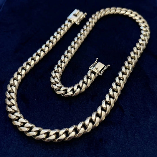 The Sovereign Cuban Link Chain Precision-Beveled Silver Edition (22-Inch)