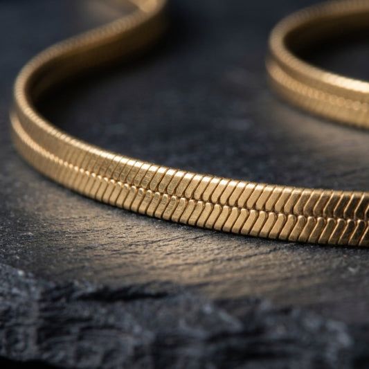 Rhodium-Coated 925 Silver Plain Chain Necklace