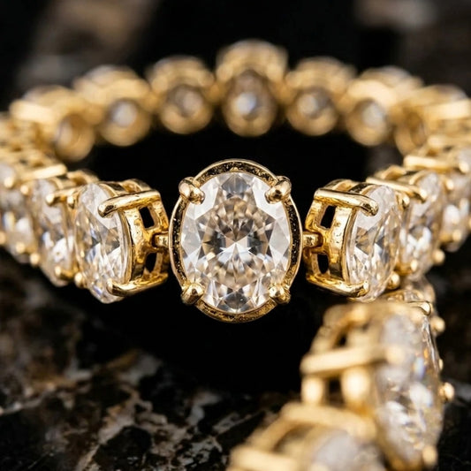 Lumiere Oval Tennis Bracelet