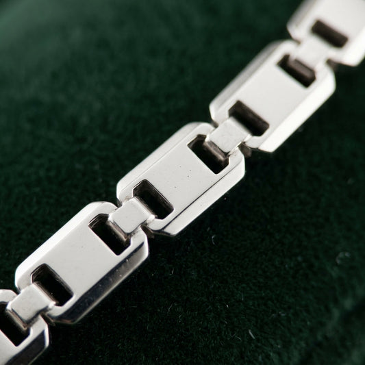 Valerio Platinum Link Chain