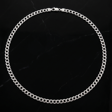 The Monaco Diamond-Cut Silver Chain