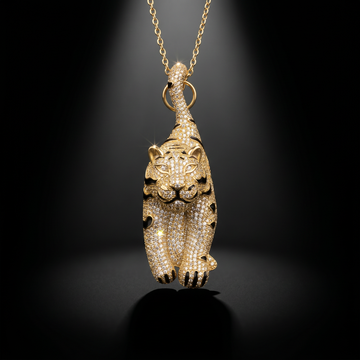The Majestic Panther Pavé Pendant