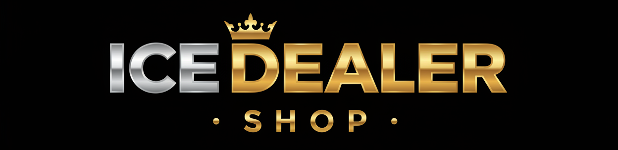 Ice Dealer .shop Logo